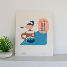 Load image into Gallery viewer, Chickadee | 8&quot;x10&quot; Silk Screen Print

