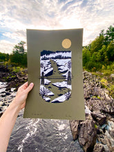 Load image into Gallery viewer, Jay Cooke State Park | Silk Screen Print | 11x17
