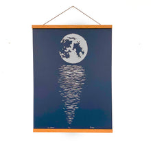 Load image into Gallery viewer, Lunar Reflections | 18&quot;x24&quot; Silk Screen Print
