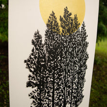 Load image into Gallery viewer, Red Pines | 12&quot;x40&quot; Silk Screen Print
