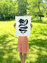 Load image into Gallery viewer, Dancing Periwinkle | 18&quot;x24&quot; Silk Screen Print
