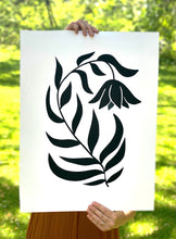 Load image into Gallery viewer, Dancing Sunflower | 18&quot;x24&quot; Silk Screen Print
