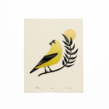 Load image into Gallery viewer, Goldfinch | 8&quot;x10&quot; Silk Screen Print
