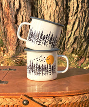 Load image into Gallery viewer, Tall Pines Enamel Camping Mug
