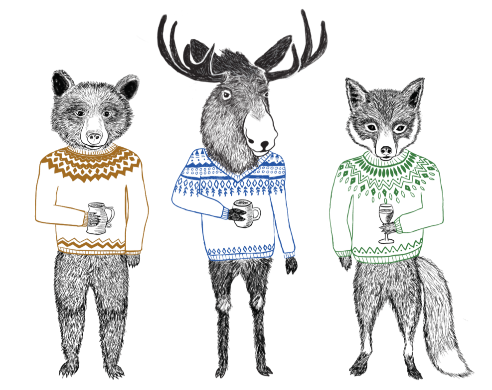 Northern Animals | Digital Art Print