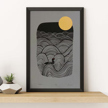 Load image into Gallery viewer, Unsalted Sea | Silk Screen Print | 11x17
