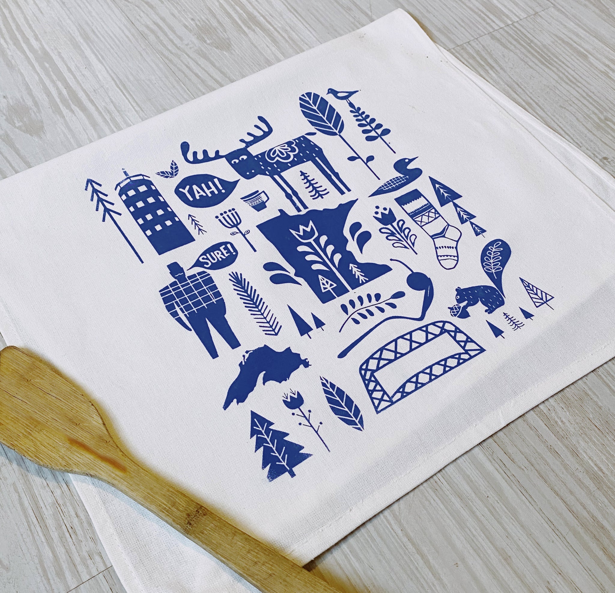 Custom Tea Towel Printing with Your Artwork & Logo Design — Mary's