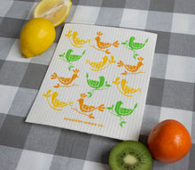 Load image into Gallery viewer, Fruity Birds | Swedish Dishcloth
